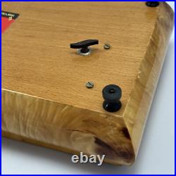 Reuge Inlaid Floral Jewelry/Music Box Italy withKey My Way Rectangular