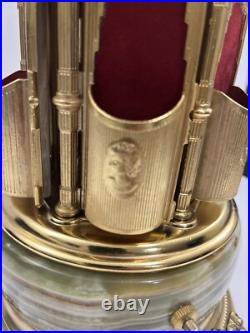 Reuge Lipstick Cigarette Holder Marble Italy Movement Music Box With Swan Reuge Lipstick Cigarette Holder Marble Italy Movement Music Box With Swan