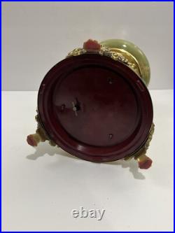 Reuge Lipstick Cigarette Holder Marble Italy Movement Music Box With Swan Reuge Lipstick Cigarette Holder Marble Italy Movement Music Box With Swan