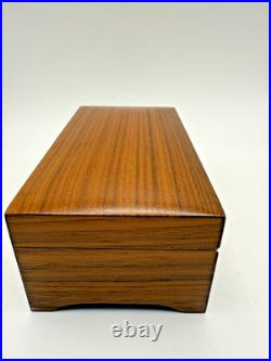 Reuge Music Box 4/50 Vienna Song Blue Danube Anniversary Swiss Sainte Croix/Mint