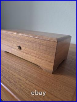 Reuge Music Box 50 Note Magic Flute Mozart With Walnut Box Made In Switzerland