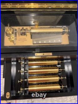 Reuge Music Box Company Masterpiece 72 Note Interchangeable 5 Movement, 15 Tune