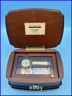 Reuge Music Box Four Seasons 1908 Switzerland Sainte-croix Collector Music Box
