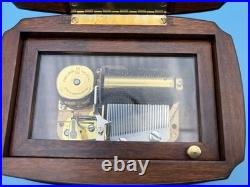 Reuge Music Box Four Seasons 1908 Switzerland Sainte-croix Collector Music Box
