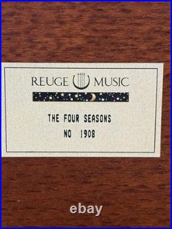 Reuge Music Box Four Seasons 1908 Switzerland Sainte-croix Collector Music Box