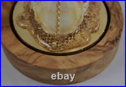 Reuge Music Box Huddersfield Fusee Pocket Watch Rabbit Skull Alice in Wonderland