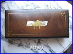 Reuge Music Box Ltd. Edition Of 999 (5) Songs Chopin Piano Design On LID