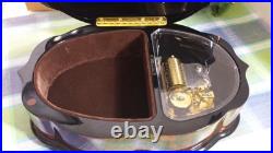 Reuge Music Box Phantom of The Opera Music of the Night clouding on top