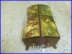 Reuge Music Box Swiss Movement 50Key 4Songs Play The Sound of Music & More