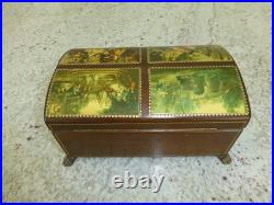 Reuge Music Box Swiss Movement 50Key 4Songs Play The Sound of Music & More