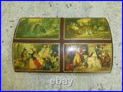 Reuge Music Box Swiss Movement 50Key 4Songs Play The Sound of Music & More