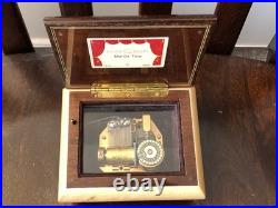 Reuge Music Jewish Music Box Rare and Vintage Judaica Item Bat Mitzvah Gift