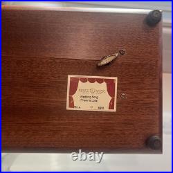 Reuge Music Sainte Croix Switzerland MadeIn Italy Music Jewelry Box Wedding Song