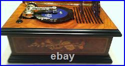Reuge Music Treasure Chest 4-1/2 Disc Movement Music Box With Set of Six Discs