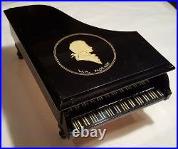 Reuge Music W. A. Mozart Musical Jewelry Piano Box Playing Magic Flute