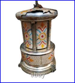 Reuge Music box carousel lipstick Swiss movement 50s/60s, Not Working & No Music Reuge Music box carousel lipstick Swiss movement 50s/60s, Not Working & No Music