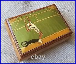 Reuge Musical Box Tennis playing The Impossible Dream