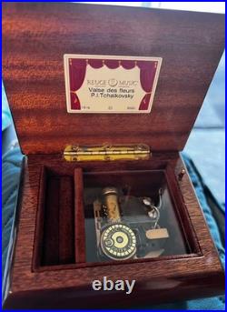Reuge Musical Jewelry Box With 18 Note- Disney's Some day my prince will come