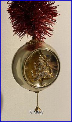 Reuge Saint Croix Swiss music ball Vintage Christmas Tree Read Desc