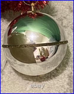 Reuge Saint Croix Swiss music ball Vintage Christmas Tree Read Desc