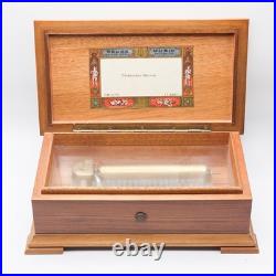 Reuge Sainte-Croix Swiss Music Box 3/72 Mozart Turkischer Marsch Wood Inlay Box