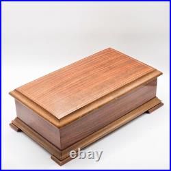 Reuge Sainte-Croix Swiss Music Box 3/72 Mozart Turkischer Marsch Wood Inlay Box