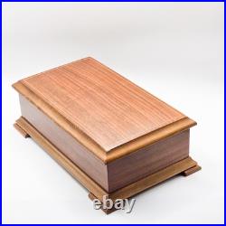 Reuge Sainte-Croix Swiss Music Box 3/72 Mozart Turkischer Marsch Wood Inlay Box