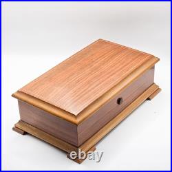 Reuge Sainte-Croix Swiss Music Box 3/72 Mozart Turkischer Marsch Wood Inlay Box