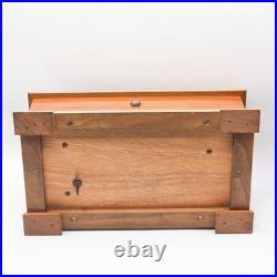 Reuge Sainte-Croix Swiss Music Box 3/72 Mozart Turkischer Marsch Wood Inlay Box