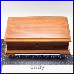 Reuge Sainte-Croix Swiss Music Box 3/72 Mozart Turkischer Marsch Wood Inlay Box