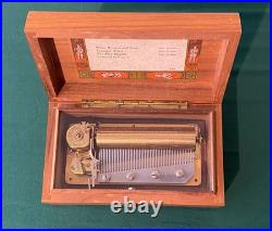 Reuge Sainte Croix Switzerland Swiss Music Box 4/50 Strauss 4 Songs 50 Note