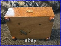 Reuge Sainte Croix Switzerland Wooden Music Box, works