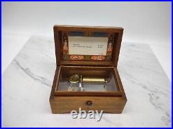 Reuge Sainte Croix Vintage Swiss 2/36 Music Box 2 Song Lara's Theme Edelweiss