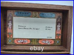 Reuge Sainte Croix Vintage Swiss 2/36 Music Box 2 Song Lara's Theme Edelweiss