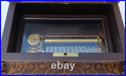 Reuge Swiss 3/72 Music Box Hungarian Rhapsody Liszt King's Box VIDEO