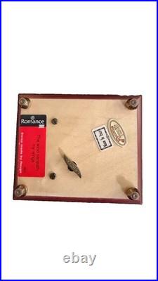Reuge Swiss Music Box 6308 Wind Beneath My Wings Wood Inlay Jewelry Case Swiss
