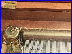 Reuge Swiss Music Box 72 Keys 3 Songs LBeethoven 37216 Burl InlayWorkin G2U