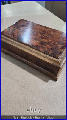 Reuge Swiss Music Box 72 Keys 3 Songs LBeethoven 37216 Burl InlayWorkin G2U