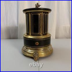 Reuge Swiss Musical Carousel Lipstick Cigarette Holder Music Box Italy RARE