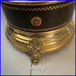 Reuge Swiss Musical Carousel Lipstick Cigarette Holder Music Box Italy RARE