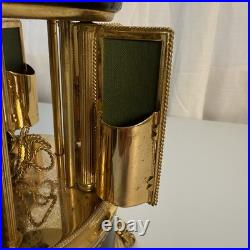 Reuge Swiss Musical Carousel Lipstick Cigarette Holder Music Box Italy RARE