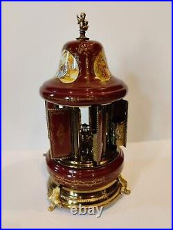 Reuge Vintage Lipstick Cigarette Carousel. Romeo & Juliet Theme Music