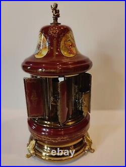 Reuge Vintage Lipstick Cigarette Carousel. Romeo & Juliet Theme Music