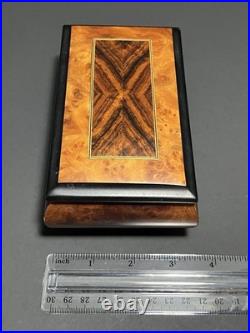 Reuge Vintage Music Box Italian Wood Wind Up Plays Wind Beneath My Wings 6308