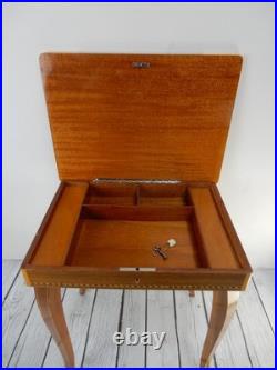 Reuge Vintage Music Box Table Jewelry Box with Dr Zhivago Laras Theme