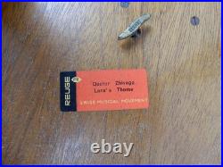 Reuge Vintage Music Box Table Jewelry Box with Dr Zhivago Laras Theme