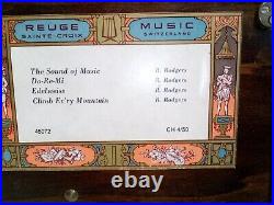 Reuge sainte croix switzerland music box The Sound Of Music Theme Songs With Key