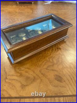 Reuge triple music box plays Cats/Les Miserables/Phantom of the Opera