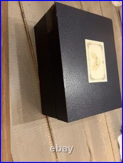 Rhymes VTG Musical Glass Windup Castle In The SkyWorking with Box seedes/photo