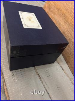 Rhymes VTG Musical Glass Windup Castle In The SkyWorking with Box seedes/photo